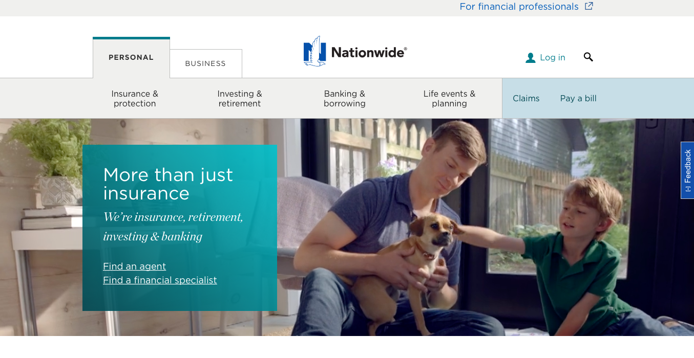 nationwide website homepage