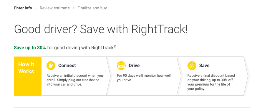 save with righttrack liberty mutual quote