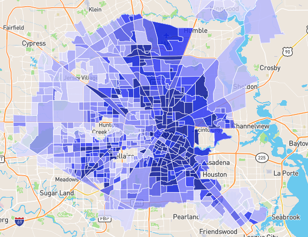 Most dangerous neighborhoods in Houston