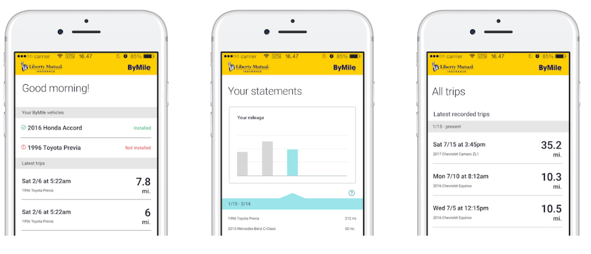 Lib Mutual Pay Per Mile App