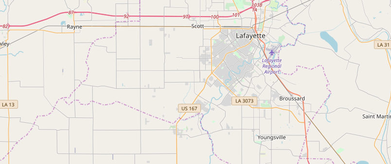 Lafayette, LA's Major Highways