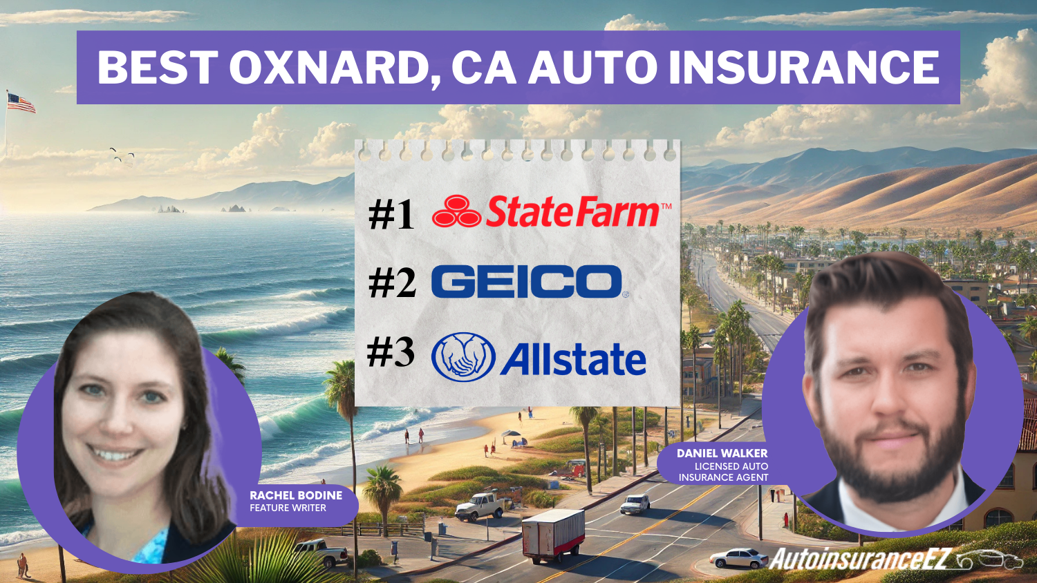 State Farm, Geico, and Allstate: Best Oxnard, CA Auto Insurance