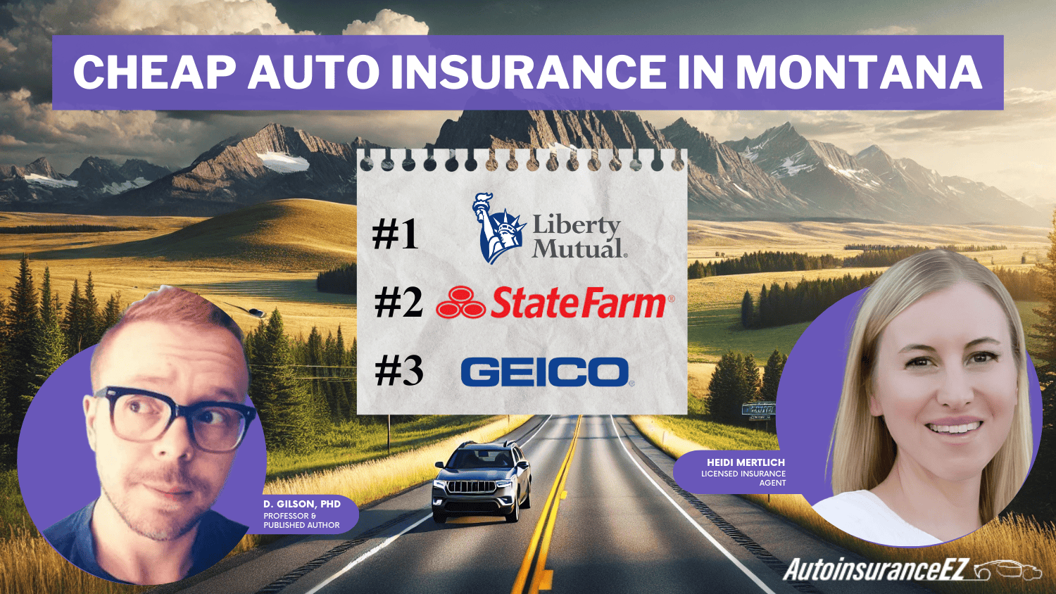 Cheap Auto Insurance in Montana: Liberty Mutual, State Farm, and Geico