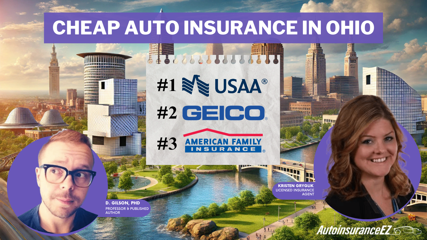 Cheap Auto Insurance in Ohio: USAA, Geico, and American Family