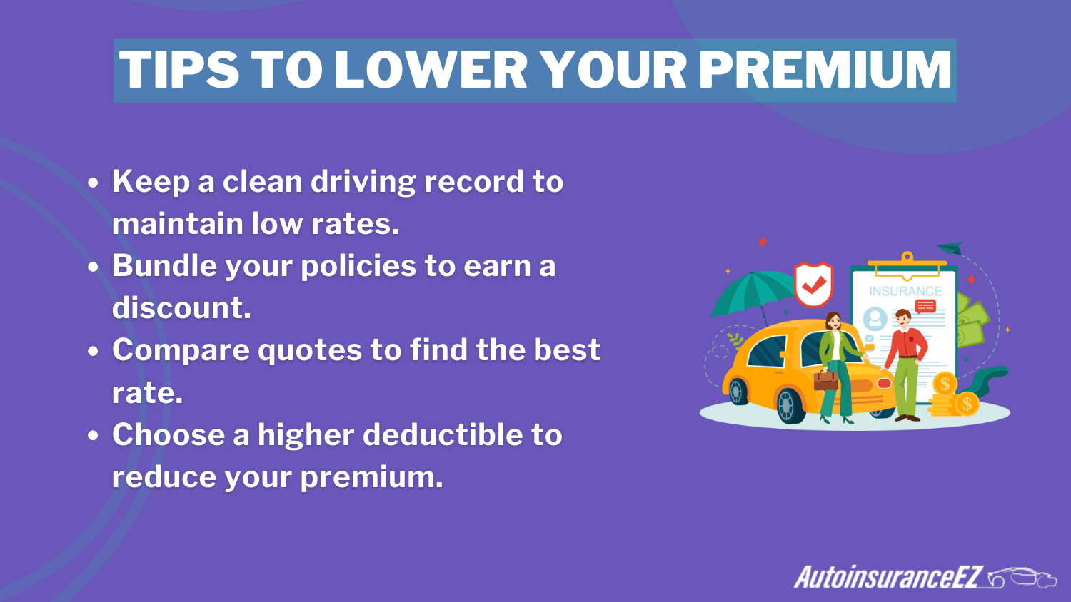 Tips to Lower Your Premium Definition Card: Best Topeka, KS Auto Insurance