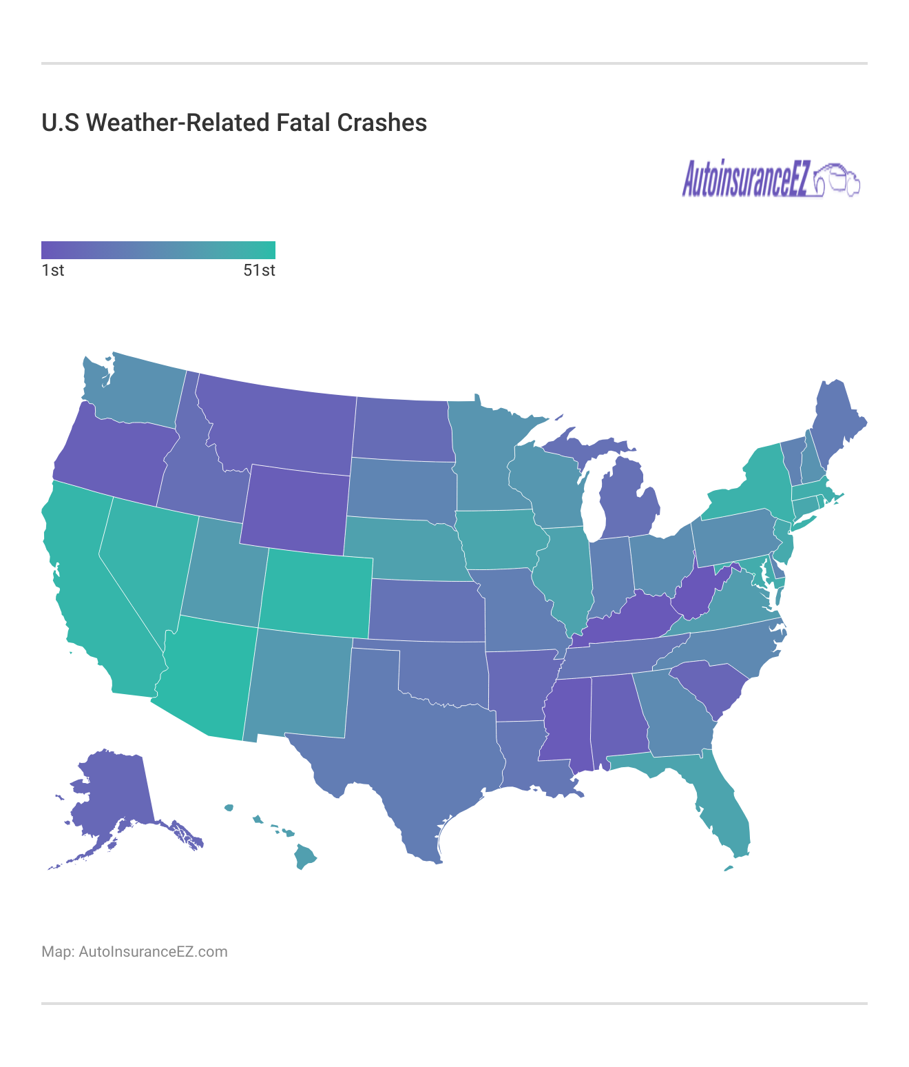 <h3>U.S Weather-Related Fatal Crashes</h3>